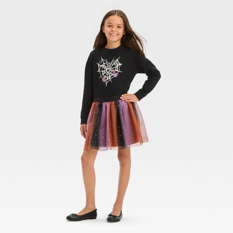 Girls' Ombre Striped Tutu Skirt - Cat & Jack- S