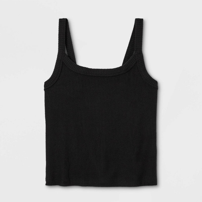 Women's Rib Tank Top - Universal Thread Black S