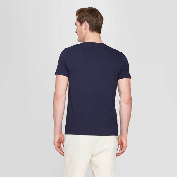 Men's V-Neck T-Shirt - Goodfellow & Co Navy L -ADD 3 TO YOUR CART & 1 IS FREE!