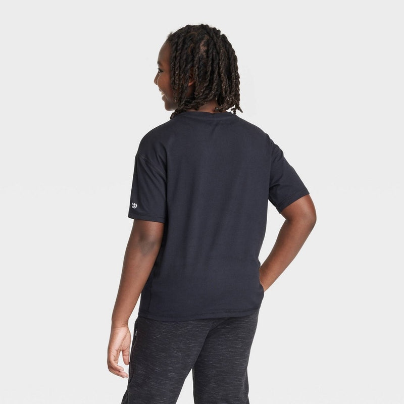 Boys' Chest Striped T-Shirt -All in Motion - M