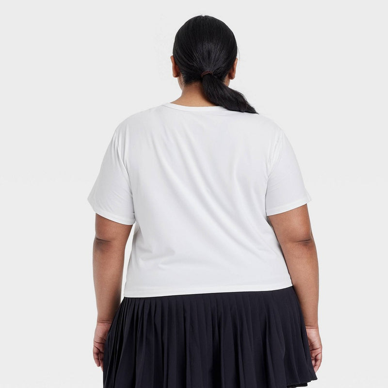 Womens Pickleball Graphic Shirt-All In Motion White 3X