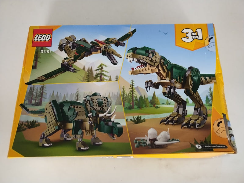 LEGO Creator 3in1 T. rex Dinosaur Toy for Kids, Animal Toy 31151 SEE DETAILS