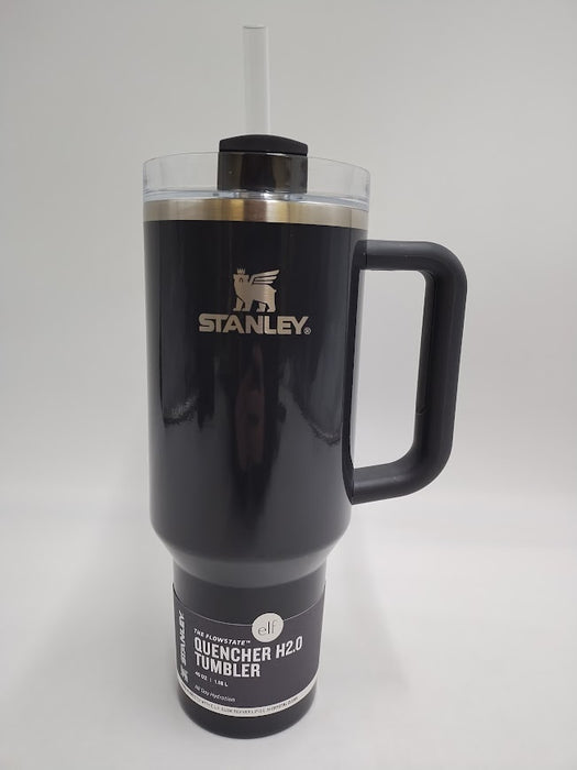 Stanley 40 oz Stainless Steel H2.0 Tumbler Crystal Clear Night READ DESCRIPTION