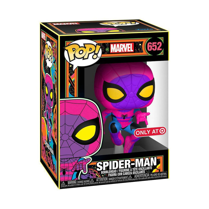 POP Marvel: Spider-Man Blacklight Vinyl Figure 652