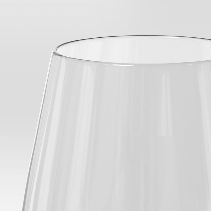 12.75oz 6pk Stemmed Hutton Wine Glass Set - Threshold
