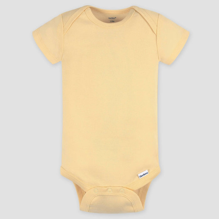 Gerber Baby 5pk Short Sleeve Onesies - Pink 6-9M