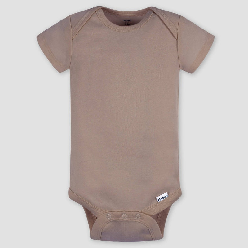 Gerber Baby 5pk Short Sleeve Onesies - Pink 6-9M