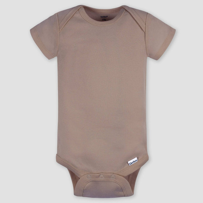 Gerber Baby 5pk Short Sleeve Onesies - Pink 6-9M