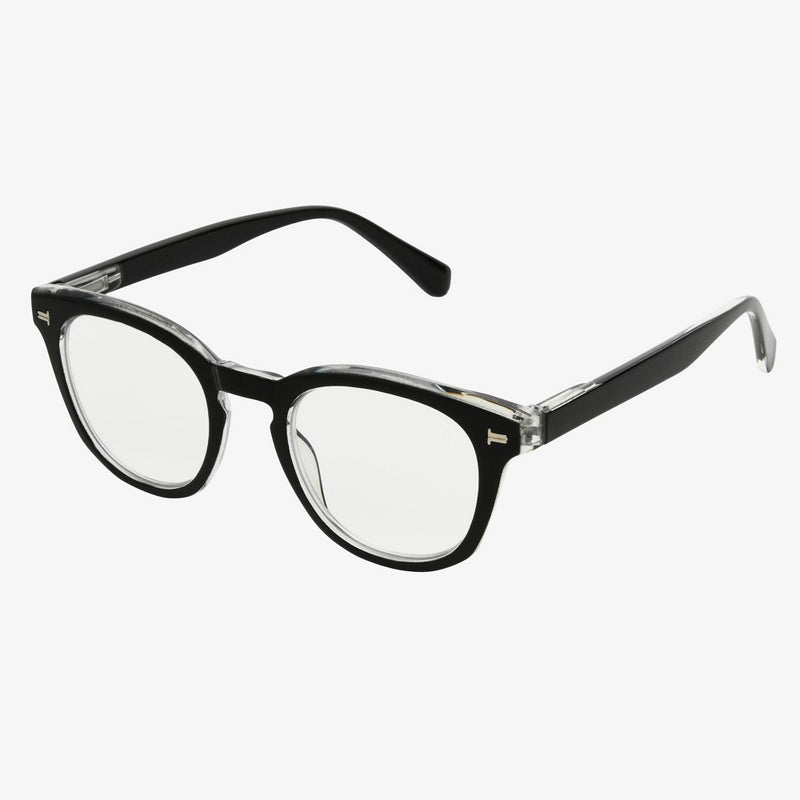 Women's Plastic Round Blue Light Filtering Glasses - Universal Thread Black Diopter 2
