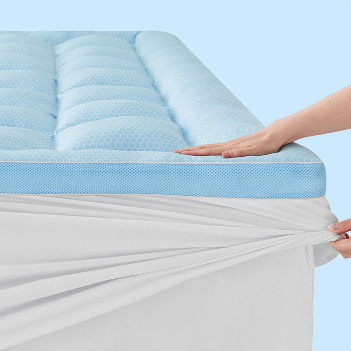 Bedelite Cooling Mattress Topper Blue 39"*75"