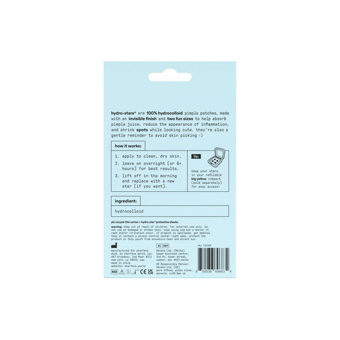 Starface Hyrdo-Stars Clear - 16ct