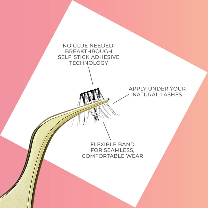 KISS Products imPRESS Press-On False Eyelashes - Single 11 - 12ct