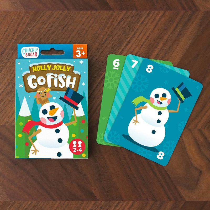Chuckle & Roar Holly Jolly Go Fish Card Game