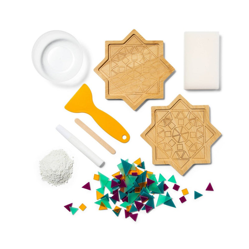 Make-Your-Own Ramadan Mosaic Coasters Kit - Mondo Llama