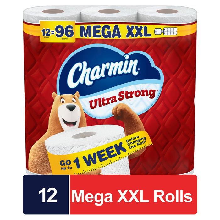 Charmin Ultra Strong Toilet Paper - 12 Mega XXL Rolls