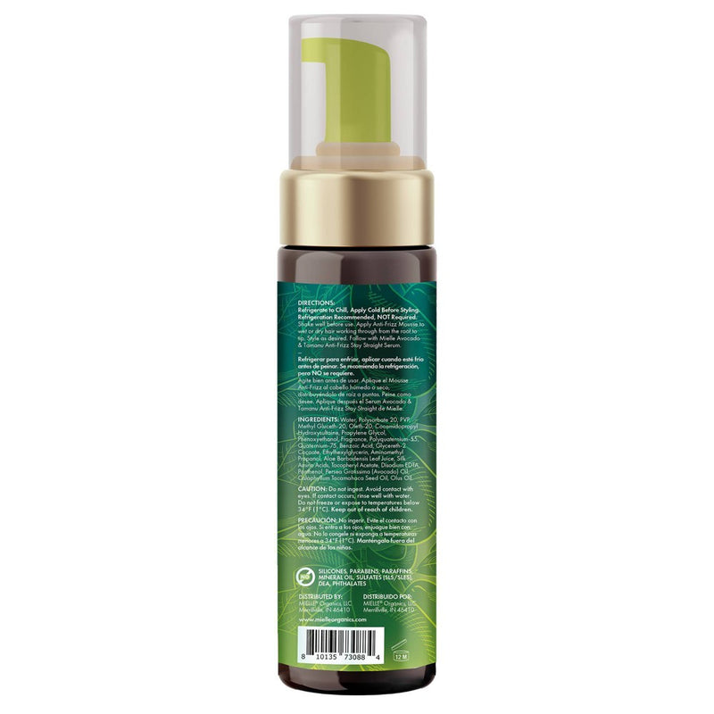 Mielle Organics Avocado & Tamanu Anti-Frizz Mousse - 7.5 fl oz