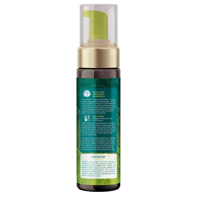Mielle Organics Avocado & Tamanu Anti-Frizz Mousse - 7.5 fl oz
