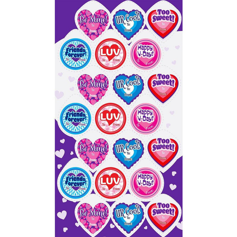 Blow Pops Valentine's Day Classroom Exchange Bubble Gum Pops - 13.75oz/25ct