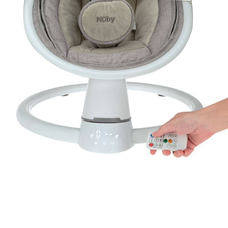 Nuby Auto Baby Swing with Mosquito Net and Canopy Pillow - Gray (LOCAL PICKUP ONLY)