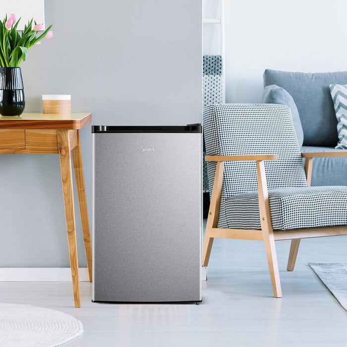 Midea 4.4 cu ft Compact Refrigerator: Energy Star Certified, Freestanding, Space-Saving, Adjustable Shelves, Dorm Fridge (LOCAL PICKUP ONLY)