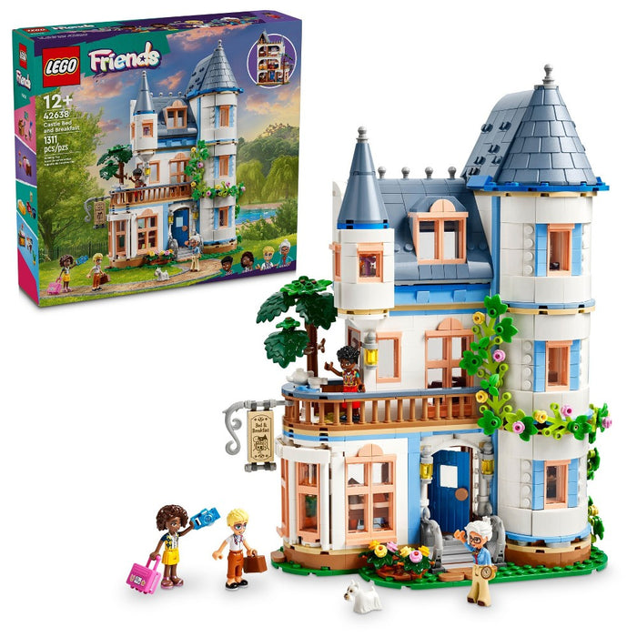 LEGO Friends Castle Bed and Breakfast Hotel Playset with Mini Dolls 42638