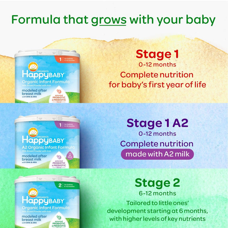 Happy Baby Organic Infant Formula Powder A2 - 22.9 fl oz