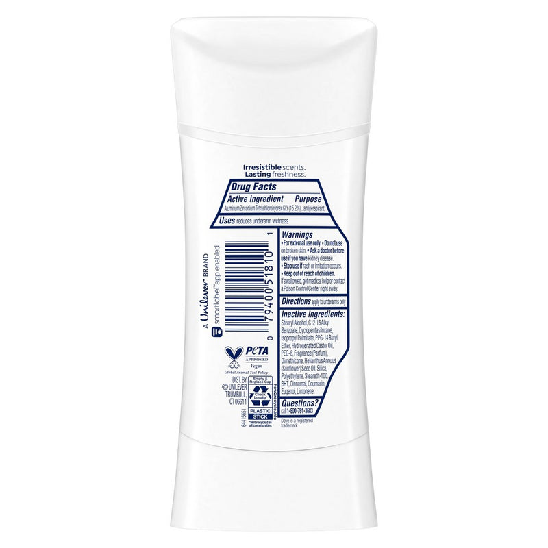 Dove Beauty Limited Edition Holiday Treat Antiperspirant Deodorant - Travel Size - Gingerbread Delight - 2.6oz