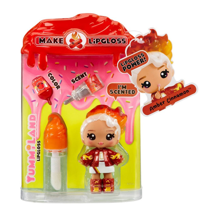 YummiLand Amber Cinnamon Doll with DIY Lip Gloss Kit