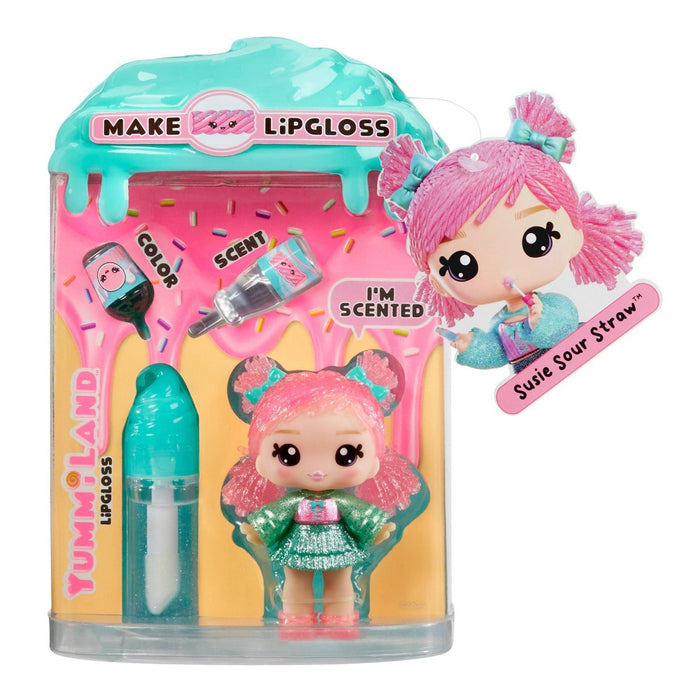 YummiLand Susie Sour Straw Doll with DIY Lip Gloss Kit