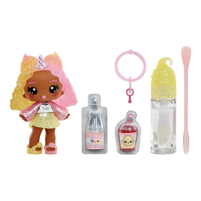 YummiLand Nia Candy Fluff Doll with DIY Lip Gloss Kit