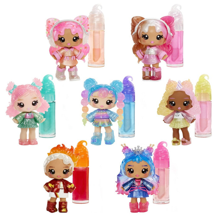 YummiLand Nia Candy Fluff Doll with DIY Lip Gloss Kit