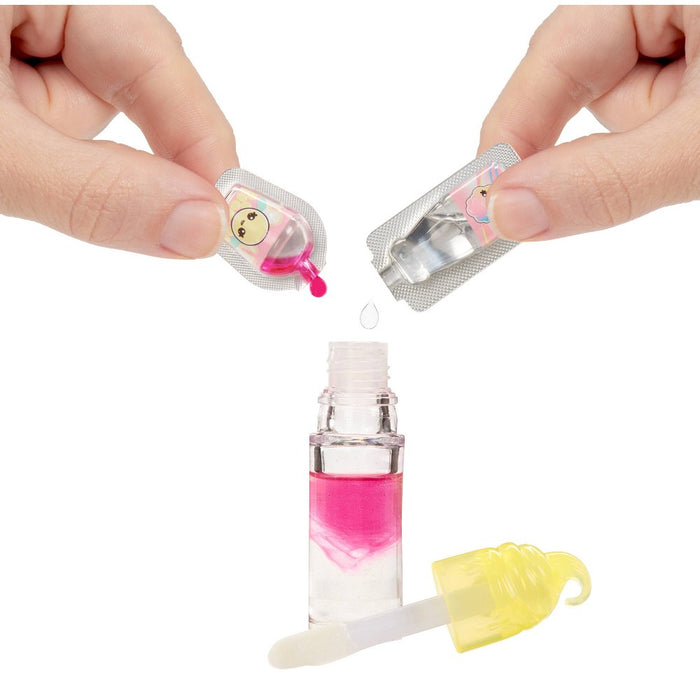 YummiLand Nia Candy Fluff Doll with DIY Lip Gloss Kit
