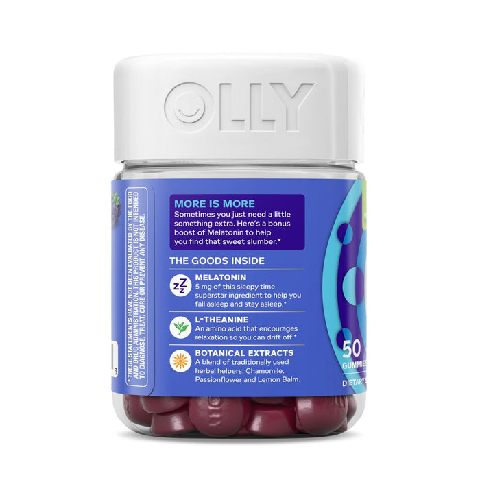 OLLY Extra Strength Sleep Gummies - Blackberry Mint - 50ct