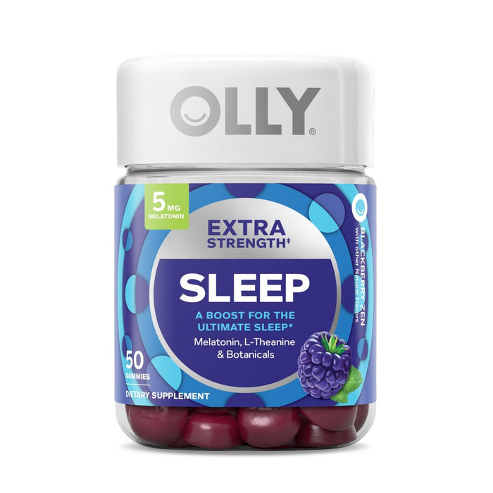 OLLY Extra Strength Sleep Gummies - Blackberry Mint - 50ct