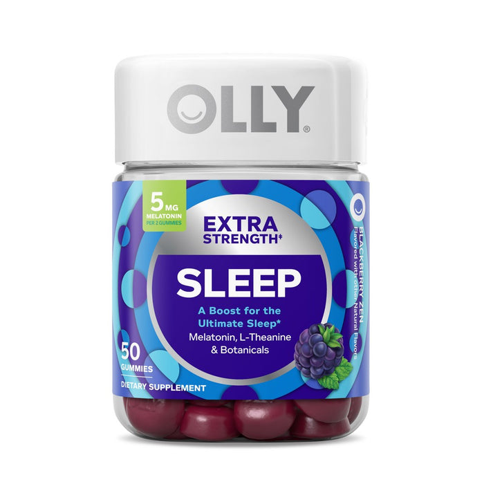 OLLY Extra Strength Sleep Gummies - Blackberry Mint - 50ct