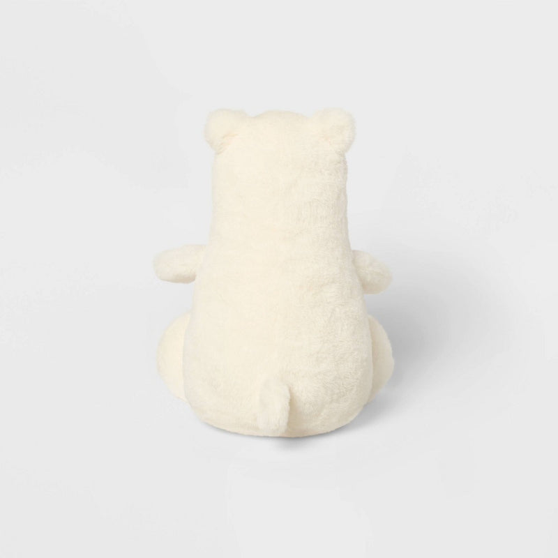 7" Polar Bear with Bow Stuffed Animal - Gigglescape: Holiday Theme, Ages 1+