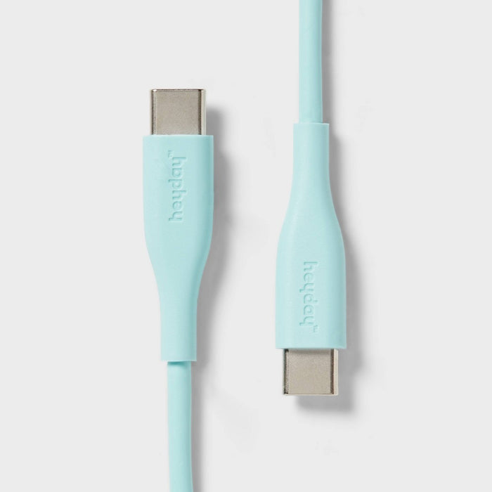 3' USB-C to USB-C Cable - heyday Spring Teal