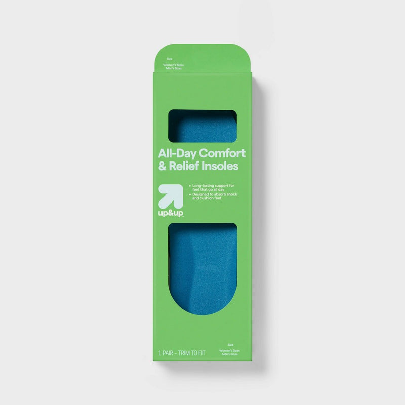 All-Day Comfort Shoe Insoles - S/M - up&up