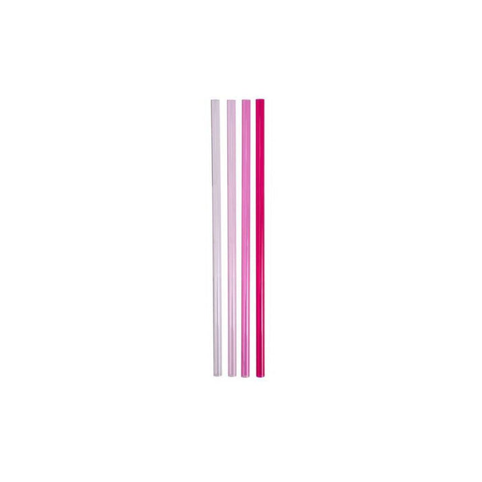 Stanley 4pk 40 oz Quencher Tumbler Straws Pink