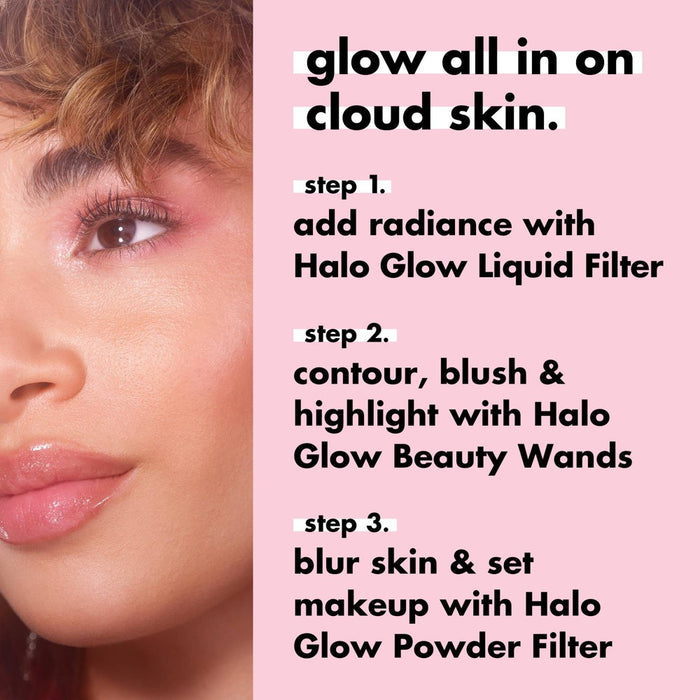 e.l.f. Halo Glow Powder Filter Foundation - Deep Warm - 0.35oz