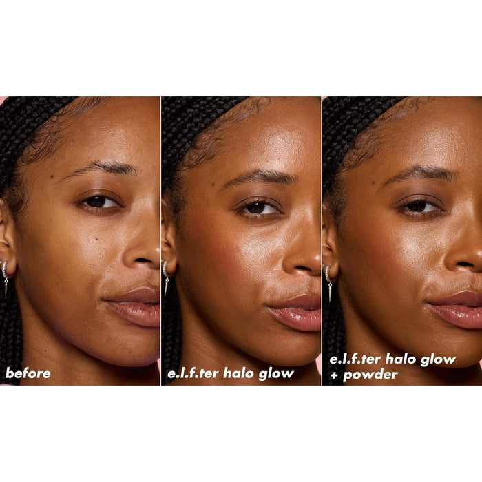 e.l.f. Halo Glow Powder Filter Foundation - Deep Warm - 0.35oz