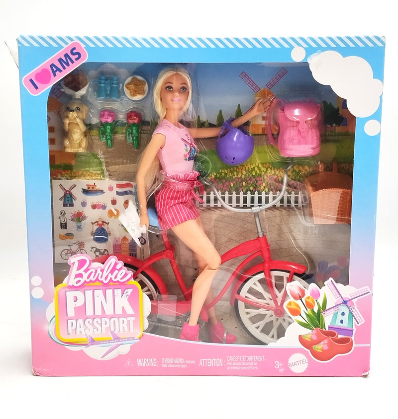 Barbie Pink Passport Holland Doll Set SEE DETAILS