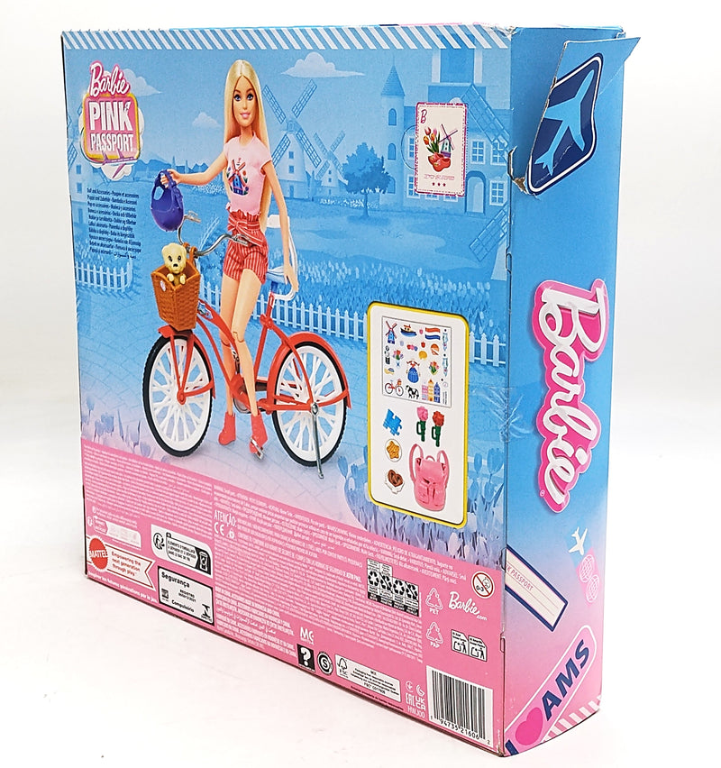 Barbie Pink Passport Holland Doll Set SEE DETAILS
