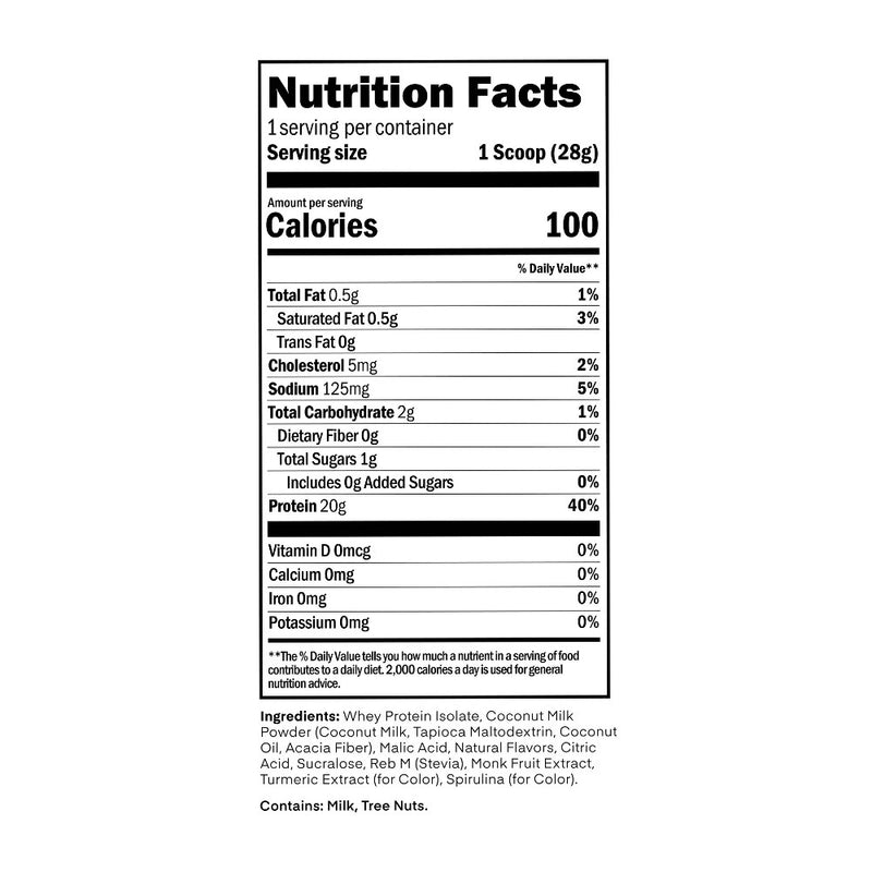 Oath Nutrition Single Serve Clear Protein Powder - Kiwi Strawberry