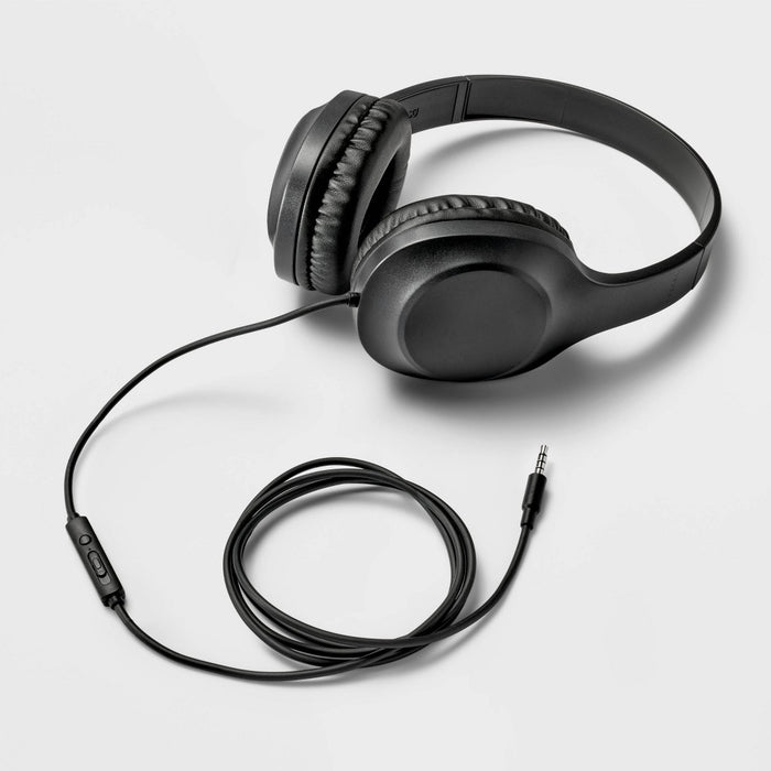 Wired On-Ear Headphones - heyday Black