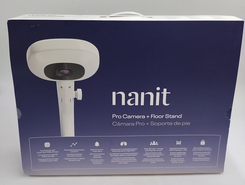 Nanit Pro Smart Baby Monitor & Floor Stand - White SEE DETAILS
