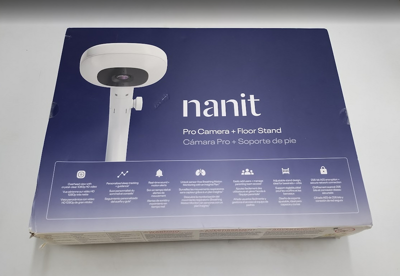 Nanit Pro Smart Baby Monitor & Floor Stand - White SEE DETAILS