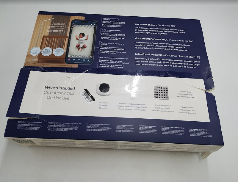 Nanit Pro Smart Baby Monitor & Floor Stand - White SEE DETAILS