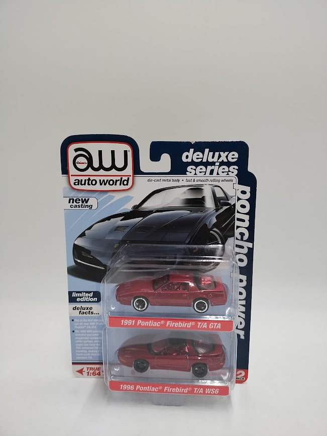 Auto World Pontiac Power 1991 Pontiac Firebird GTA and 1996 Pontiac Firebird TA