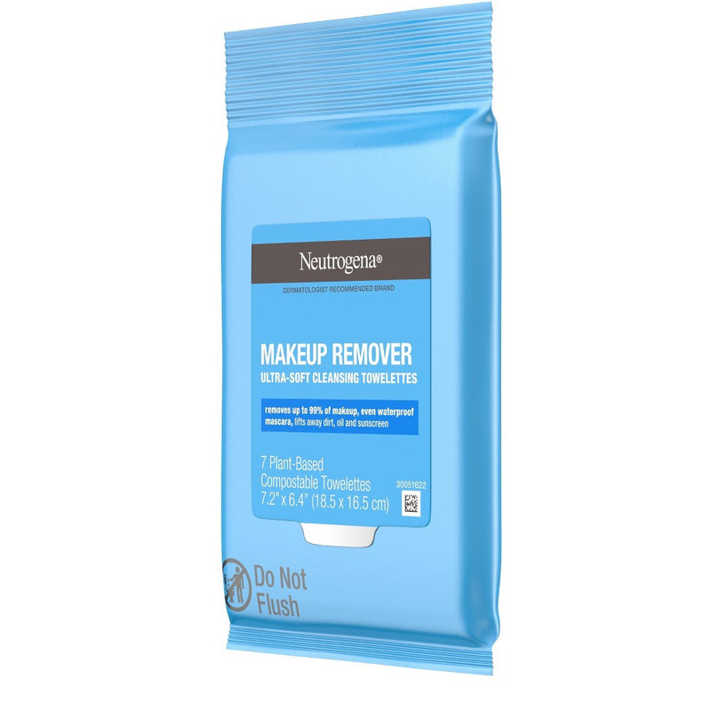 Neutrogena Facial Cleansing Makeup Remover Wipes - Travel Pack - 7ct